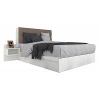 Pat Tapitat LEX 120 cu 2 noptiere, Decor 8508 / Haiti 03